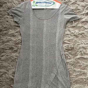 Gray mini dress